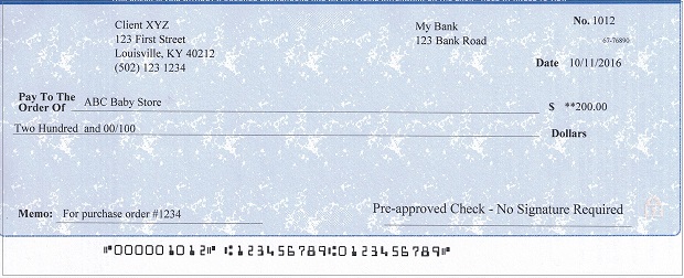 EzCheckPrinting Business Sample Checks