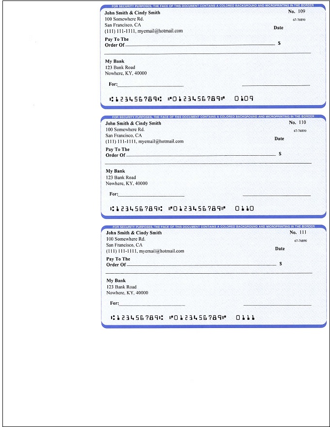 Download Free Software Microsoft Word Personal Check Printing Template 