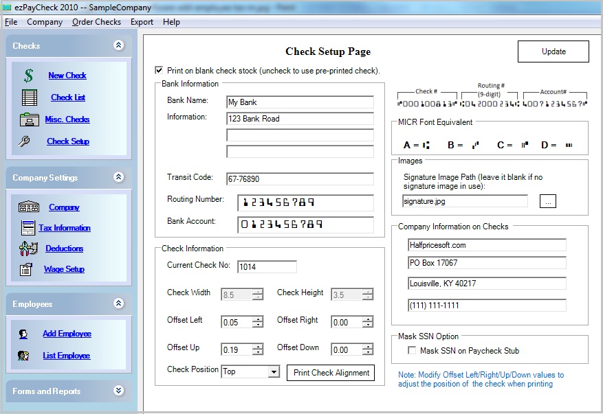 Easytouse Payroll Software for Small Businesses ezPaycheck