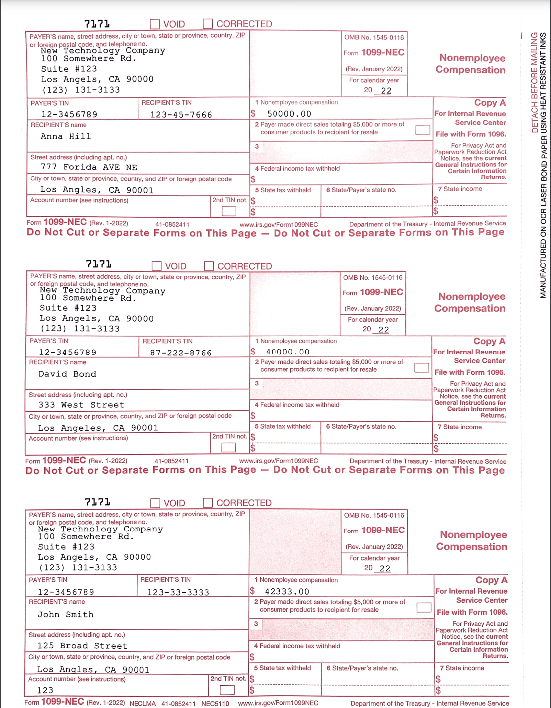 How To Fill Out And Print 1099 NEC Forms