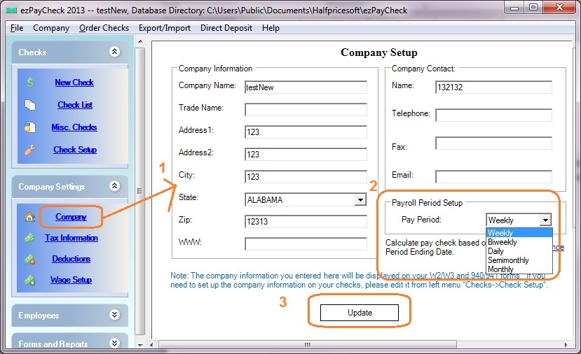 change pay period