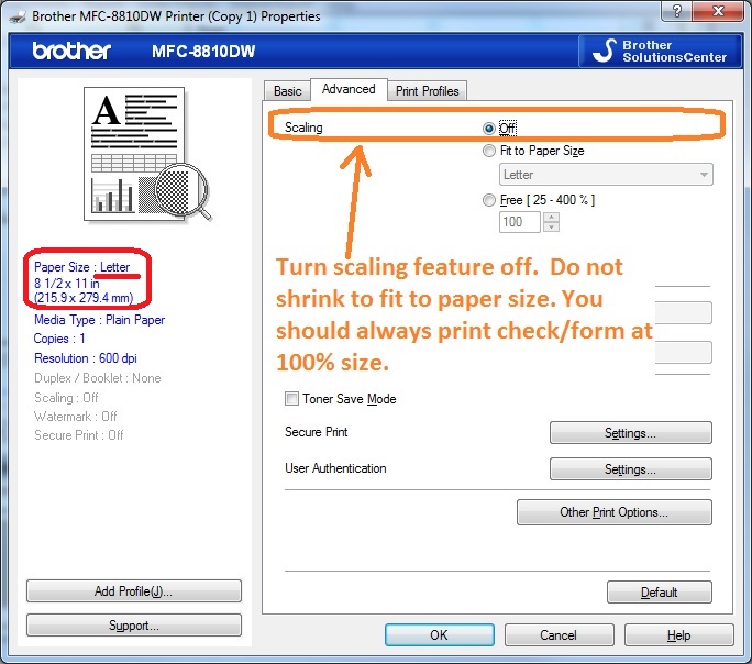 EzCheckPrinting Check Print Alignment Issue Why My Check Is Not 