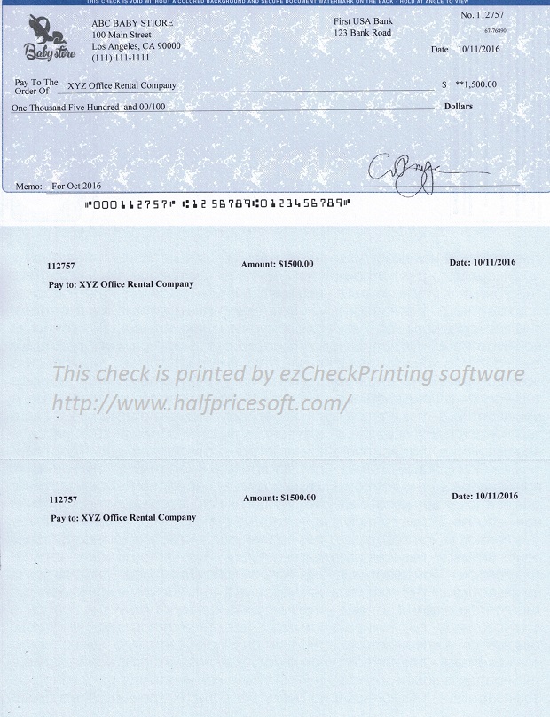 How To Print Your Own Check In House