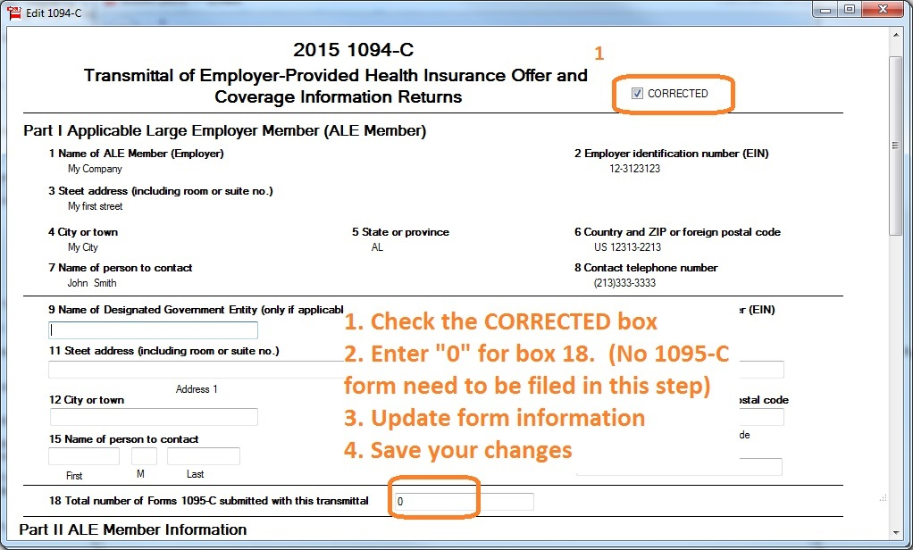 Corrected 1094 B/C form image