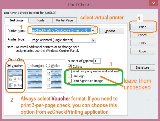 compatible printable checks for quickbooks 2019 desktop pro