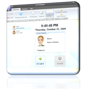 time tracking software, time sheet software, application automate payroll