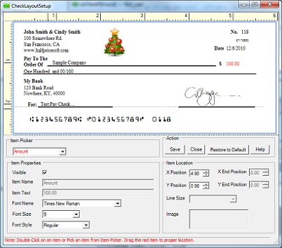 can you print personal checks at home
