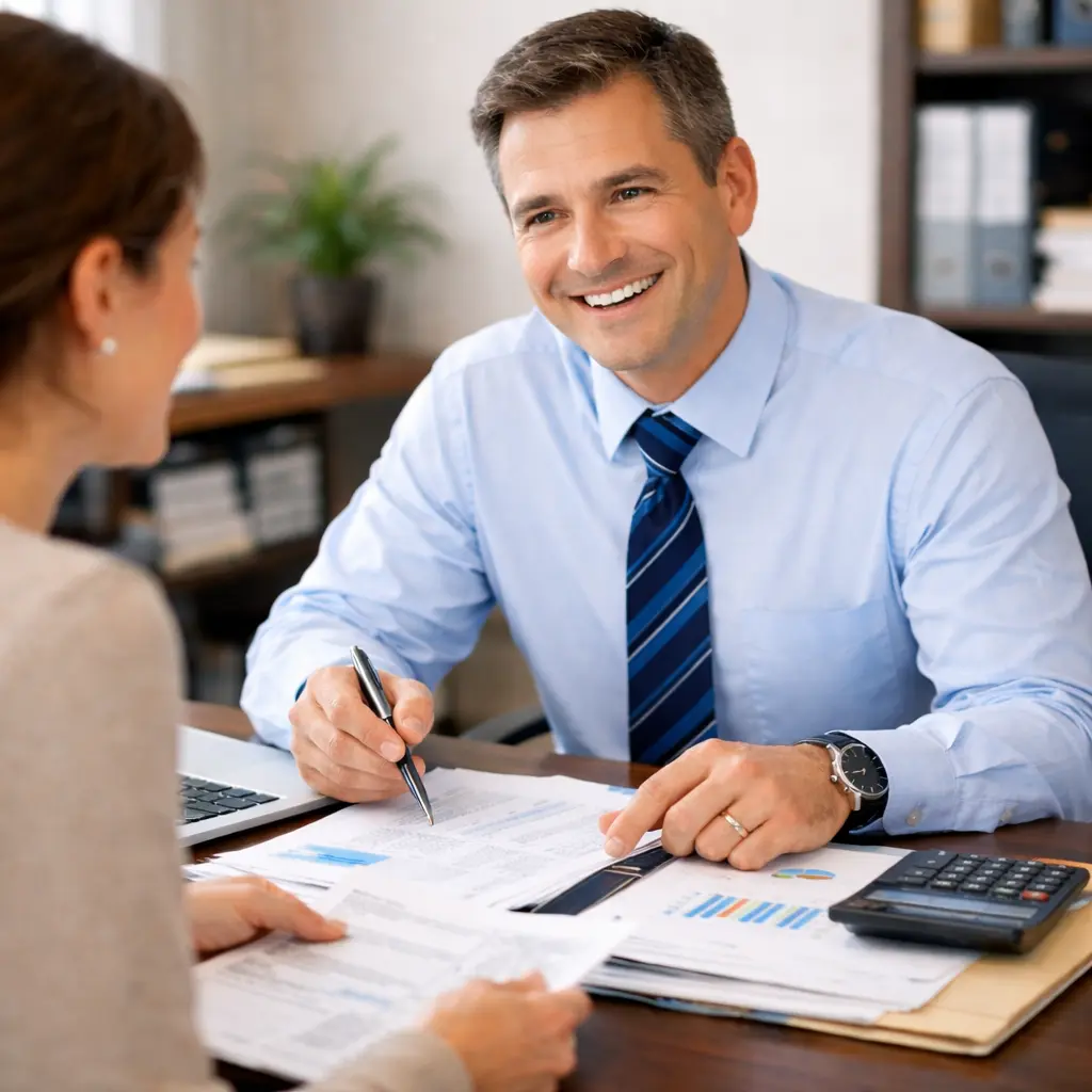 Happy user with ezAccounting software