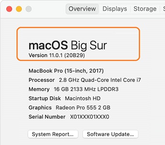 mac os latest version name