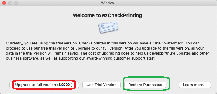 check printing software for mac os x